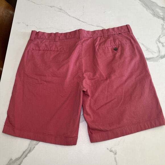 J Crew Dark Pink Slash Pockets Flat Front Chino Shorts Mens Size 38 Inseam 9" - Picture 11 of 12